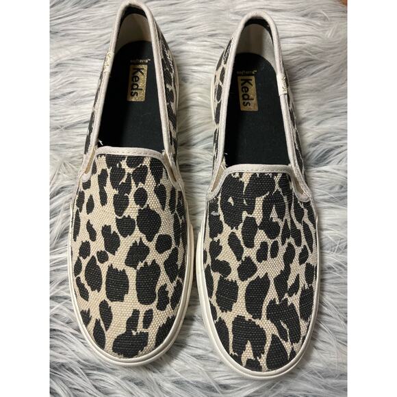 NWOT Keds softerra leopard womens sneakers size 8.5 - Picture 2 of 9